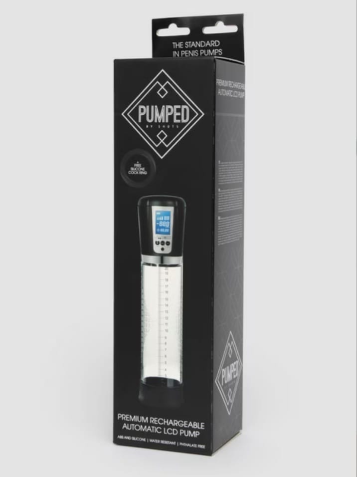 Pumped Premium Rechargeable Automatic LCD Pump